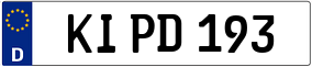 Truck License Plate